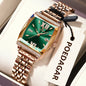 POEDAGAR Elegant Woman Watches High Quality Date Waterproof Luxury Ladies Watch Stainless Steel Casual Quartz Women's Wristwatch