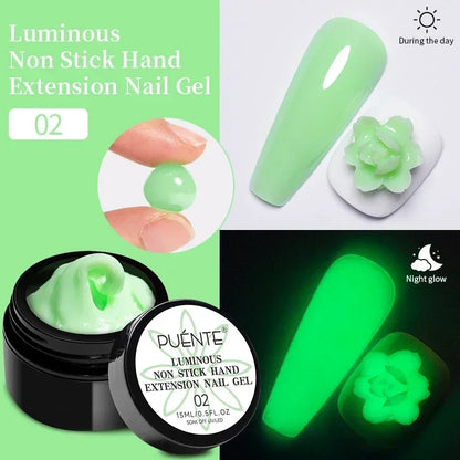 30ML Glitter Poly Nail Gel Hema Free Pink Glitter Acrylic Gel Finger Extension Nail Gel Semi-Permanent Nail Varnish For Manicure