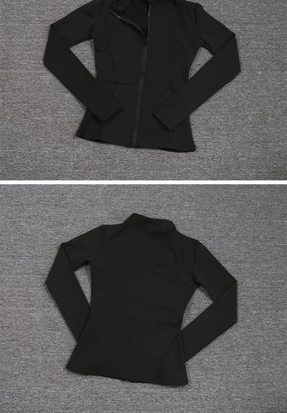 Women's Sport Zip Jacket – Quick-Dry Breathable Running & Yoga Top