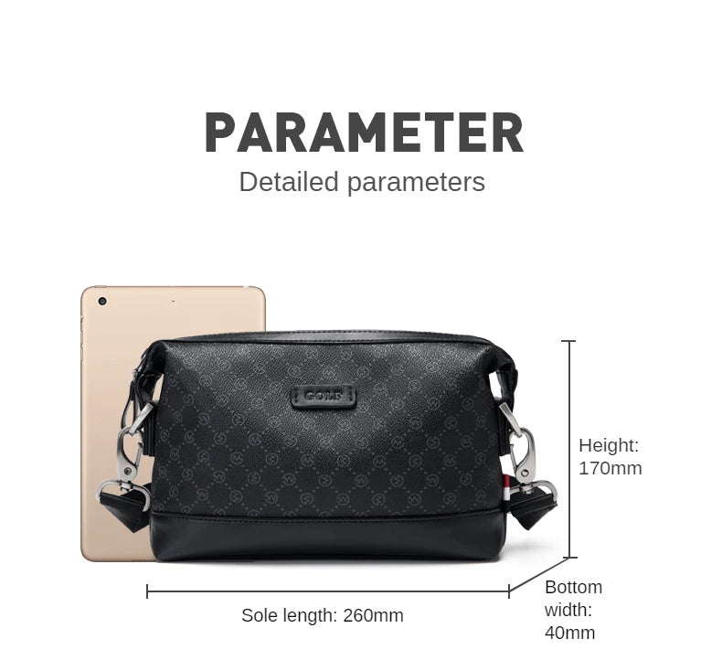 GOLF single shoulder bag man hand bag  business presbyopic restoring ancient ways his satchel envelope hand caught