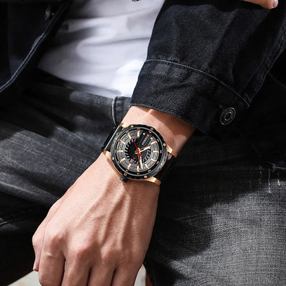 CURREN Brand Quartz Watch Men New Fashion Waterproof Casual Business Military Men Watch Auto Date Watches Relogio Masculino