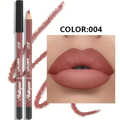 6 Color Velvet Matte Lip Liner Set