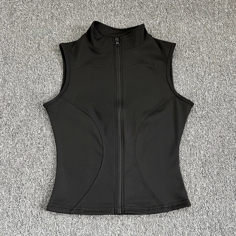Women's Sport Sleeveless Top – Slim Fit Yoga & Fitness