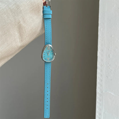 Fashion Brand Women Watch Snake Head Female Quartz Watches Luxury Gift Ladies Red Leather Strap Wristwatch Dropshipping Clock