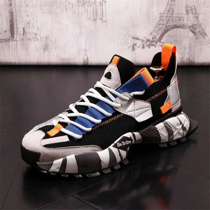 New Men‘S Mixed Color ’Patchwork