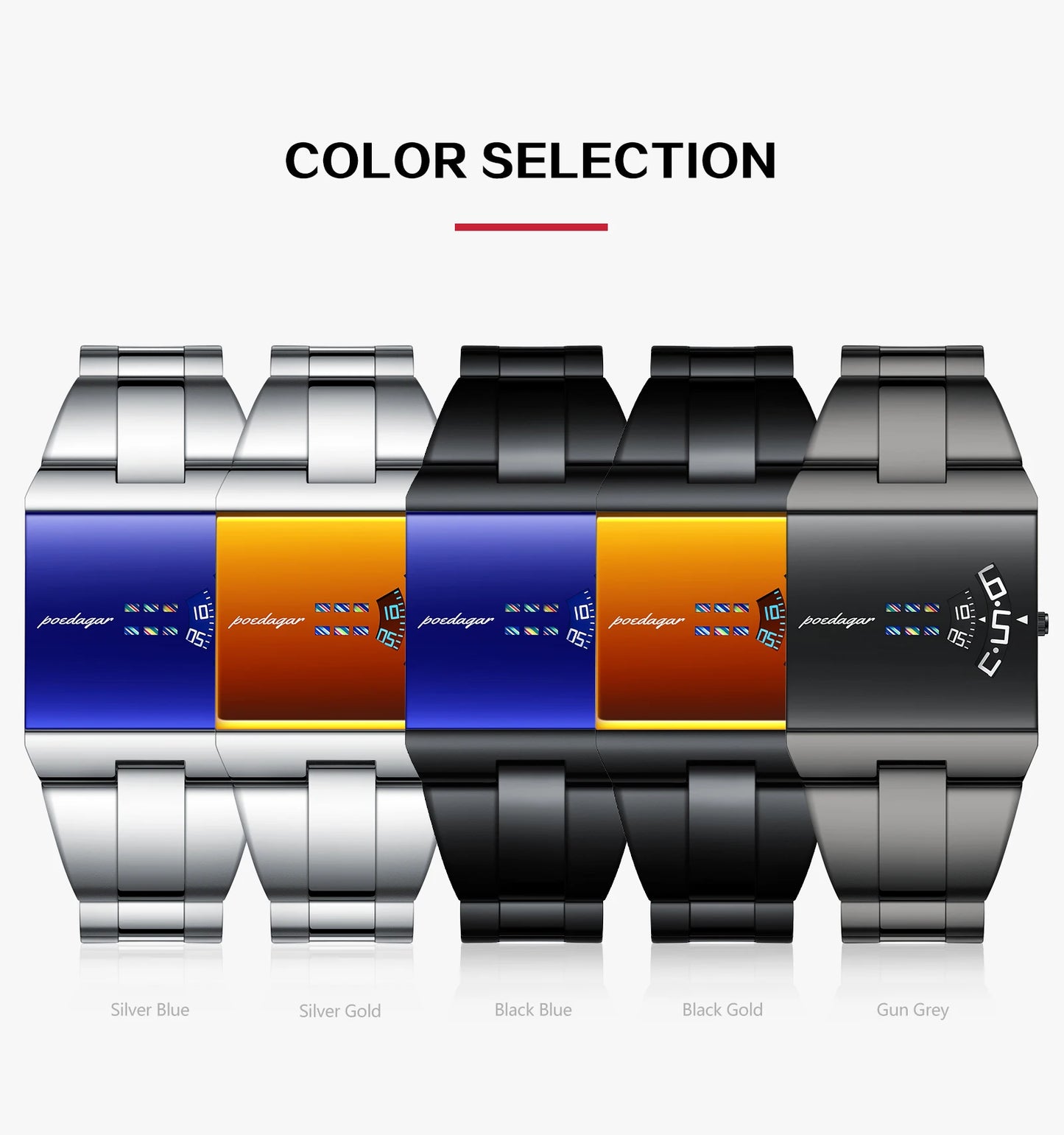 POEDAGAR Fashion Military Man Clock Waterproof Stainless Steel Elegant Man Wristwatch Quartz Business Men's Watches Reloj Hombre