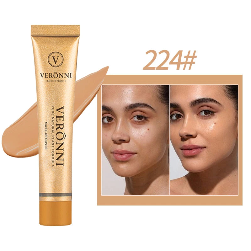 14 color Matte Finish Concealer Stick,Long-Lasting Foundation Makeup