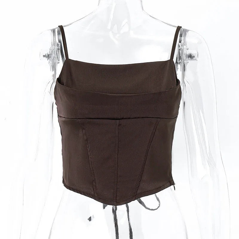 Styledora Lace Up Summer Top