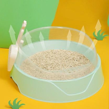 The Purrfect Box – Semi-Enclosed Cat Litter Box with Shovel
