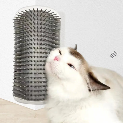 The CornerSpa – Self-Grooming Corner Brush for Cats