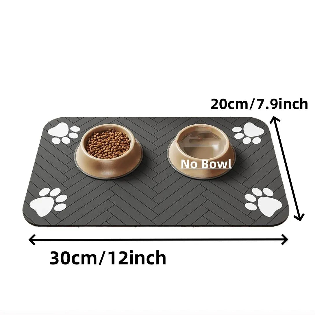 The Clean Bowl Mat – Spill-Proof Pet Feeding Mat