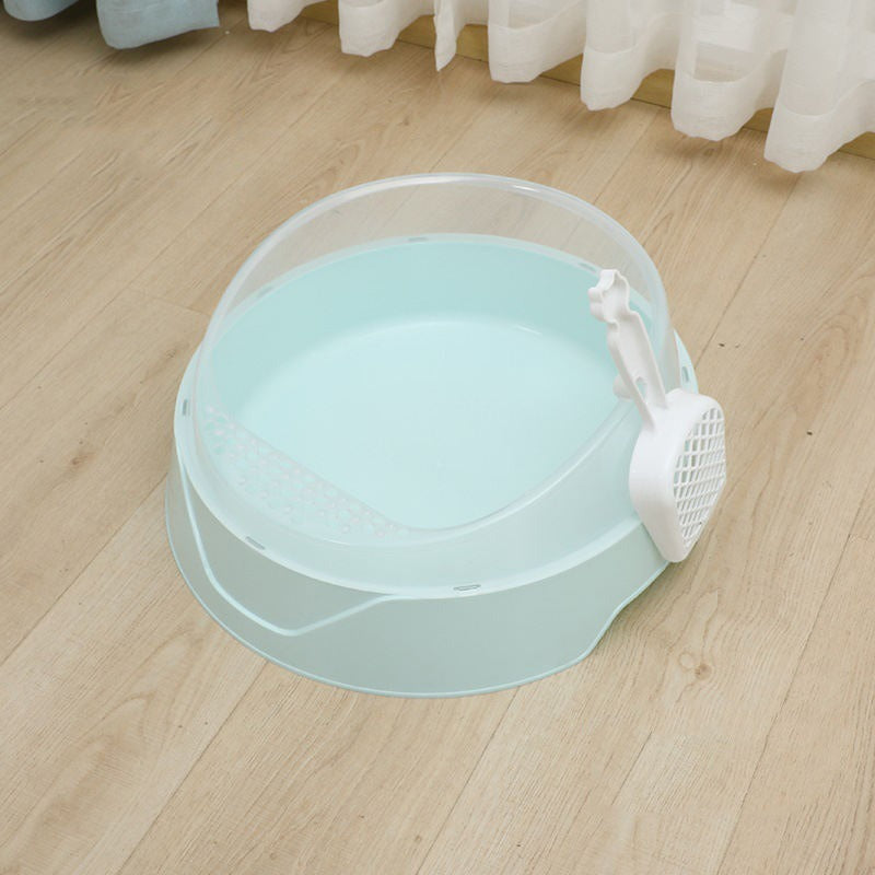 The Purrfect Box – Semi-Enclosed Cat Litter Box with Shovel