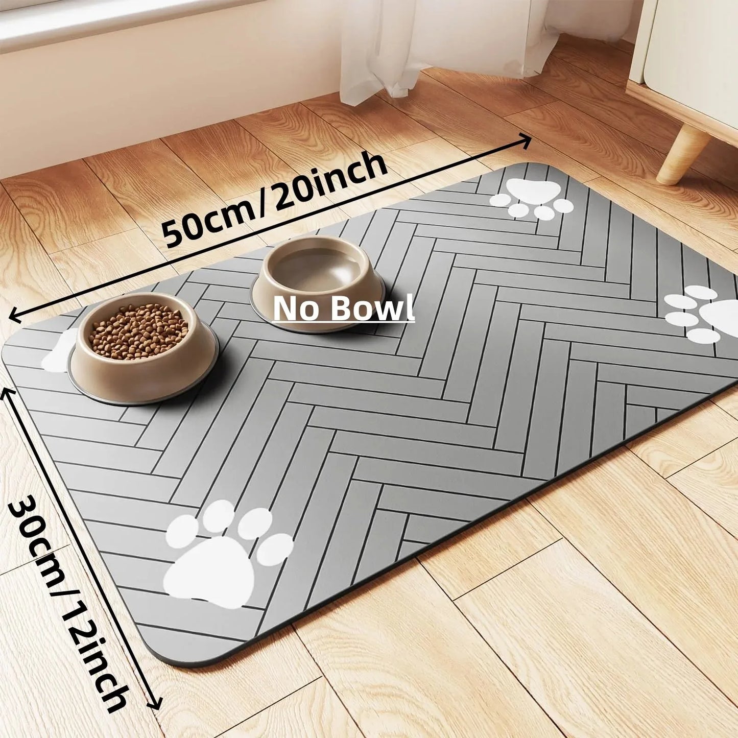 The Clean Bowl Mat – Spill-Proof Pet Feeding Mat