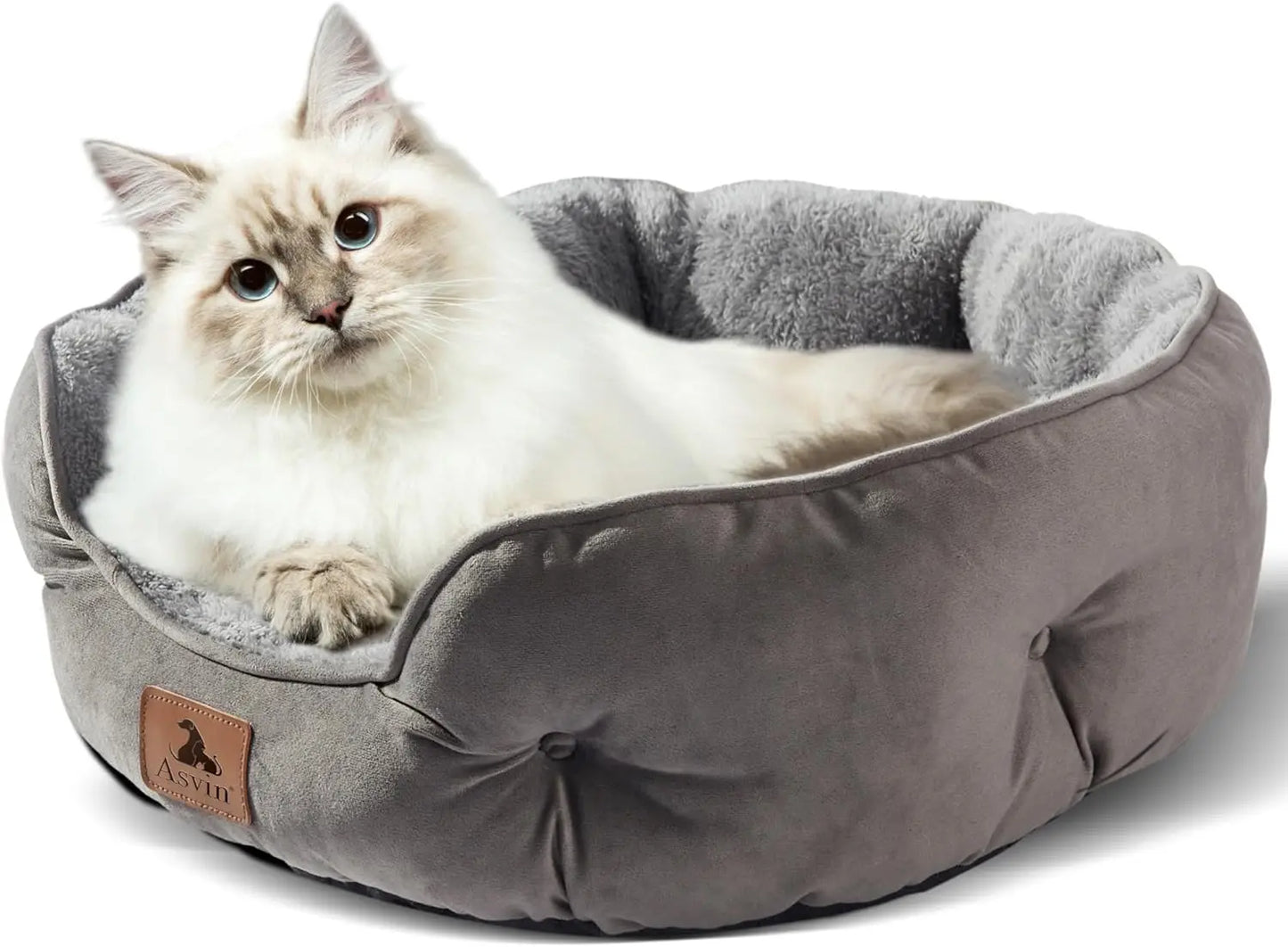 Extra Soft Dog & Cat Bed – Sherpa Fleece Pet Bed | Non-Slip, Machine Washable