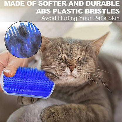 The CornerSpa – Self-Grooming Corner Brush for Cats