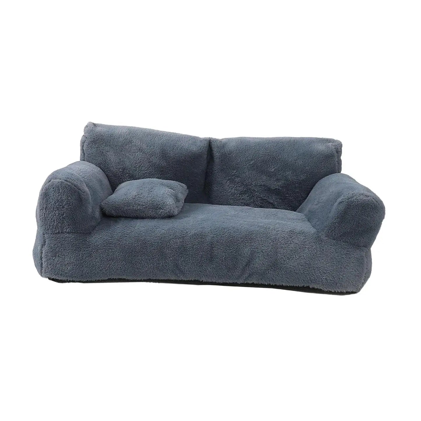 Plush Dog & Cat Sofa Bed – Removable Cover, Non-Slip, All-Season Pet Couch