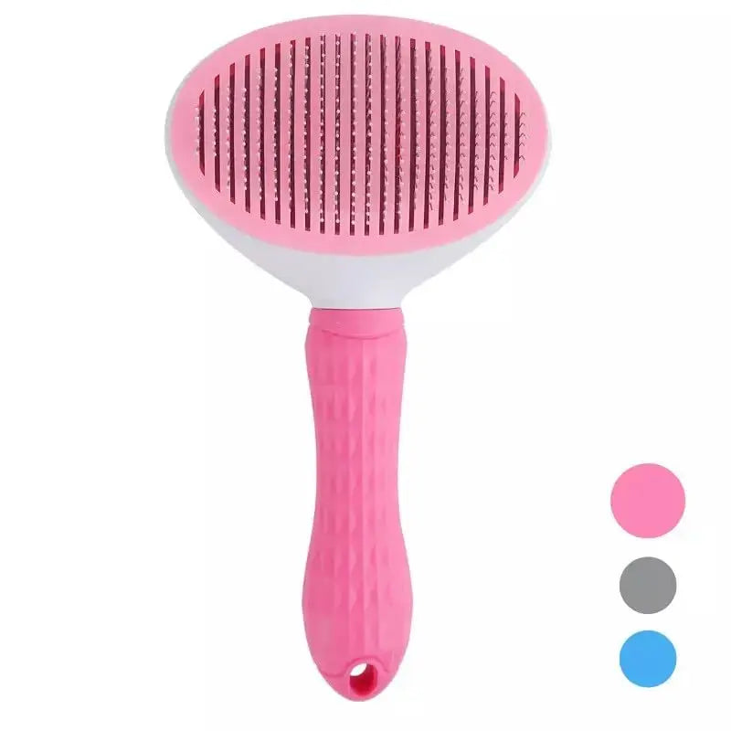 Self-Cleaning Pet Grooming Brush – Massage, Deshed & Relax