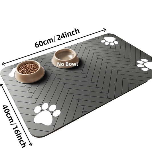 The Clean Bowl Mat – Spill-Proof Pet Feeding Mat