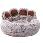 Fluffy Dog Bed – Winter Plush Kennel for Small & Large Dogs | Pet Sofa Cushion