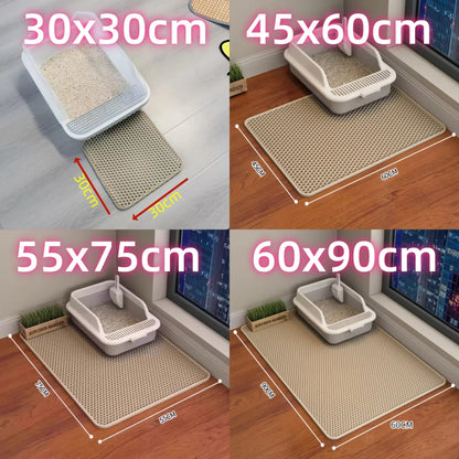 The LitterGuard – Waterproof Double-Layer Cat Litter Mat