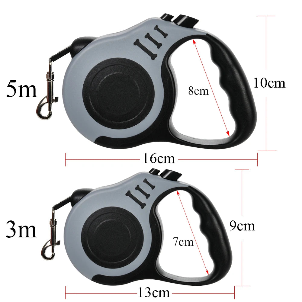 The FreeLine – Retractable Nylon Dog Leash (3m & 5m)