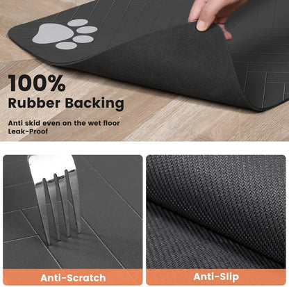 The Clean Bowl Mat – Spill-Proof Pet Feeding Mat
