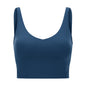 SHINBENE U-Back Butter Soft Workout Gym Yoga Bras Top Women Naked-feel Padded Athletic Running Fitness Sport Crop Tops Brassiere