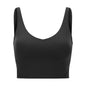 SHINBENE U-Back Butter Soft Workout Gym Yoga Bras Top Women Naked-feel Padded Athletic Running Fitness Sport Crop Tops Brassiere