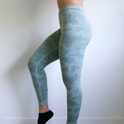 Women 2nd Edition Camo Seamless Leggings High Waist Booty Leggings Scrunch Leggings Yoga Pants Compression Pants Women