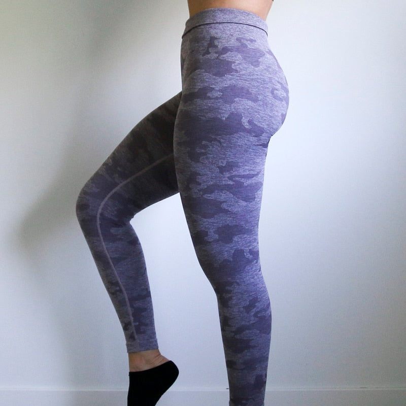 Women 2nd Edition Camo Seamless Leggings High Waist Booty Leggings Scrunch Leggings Yoga Pants Compression Pants Women