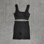 2PCS Women Yoga Set Gym Set Sexy Bra Seamless Sports Shorts Workout Running Clothing Gym Wear Athletic Sport Suit