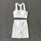 Seamless Women Yoga Set Workout Sportswear Gym Clothing Zipper Long Sleeve High Waist Leggings Fitness Bra Athletic Sports Suits