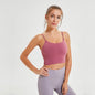 New Quick Dry Women Solid Vest-Type Yoga  with Removable Pads